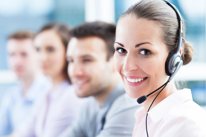 Cold calling (image: Call center team)