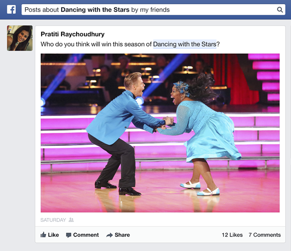 Facebook (image: Facebook of" Dancing with the Stars" contestants)