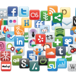 social media marketing (icons: social media networks)
